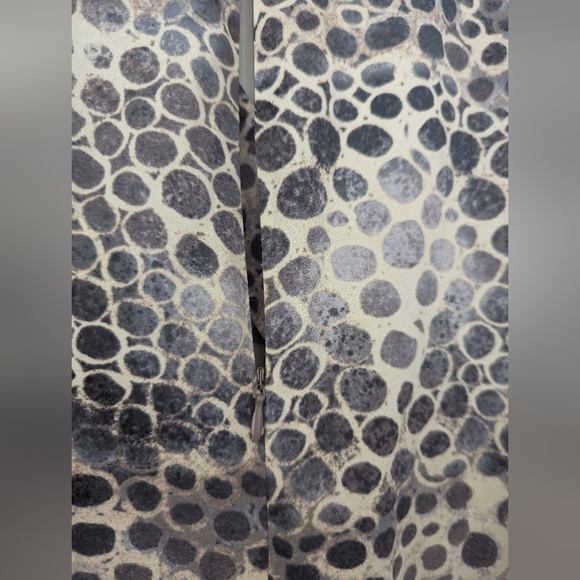 Alfani Animal Print Asymmetric Peplum Blouse 3x - Picture 5 of 6